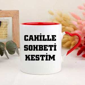 Cahille Sohbeti Kestim Kupa Bardak - Thumbnail