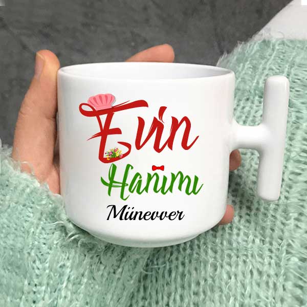 Evin Beyi Evin Hanımı Latte Fincanı