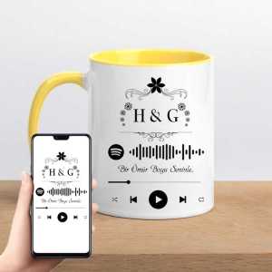 İsme Özel Spotify Ses İzi Kupa Bardak - Thumbnail
