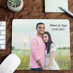 Kişiye Özel Fotoğraf Baskılı Mouse Pad - Thumbnail