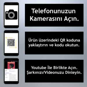 Kişiye Özel Fotoğraflı Ses İzi Fotoğraf Çerçevesi - Thumbnail