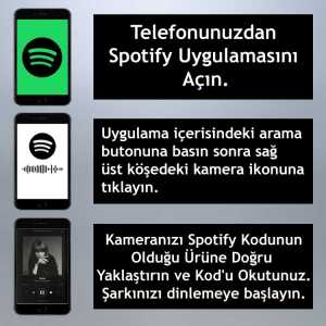 Kişiye Özel Fotoğraflı Spotify Ses İzi Fotoğraf Çerçevesi - Thumbnail