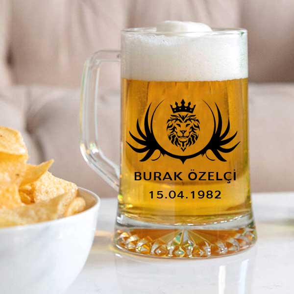 Kişiye Özel King Bira Bardağı