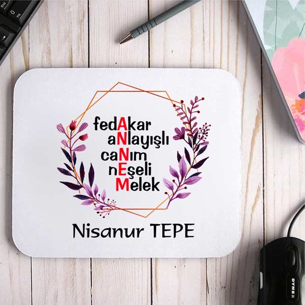 Melek Anne İsimli Mouse Pad